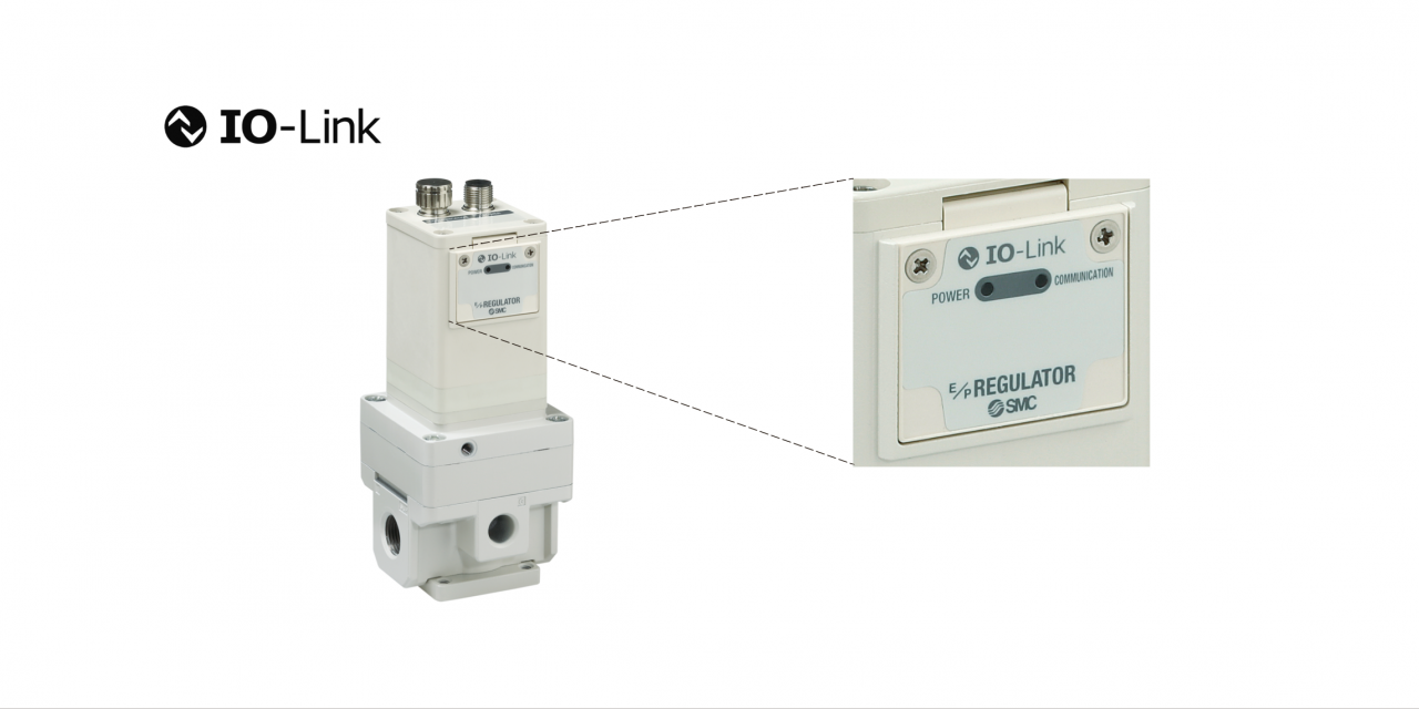 Reguladores eletropneumáticos com comunicação<br> IO-Link Série ITV-X395