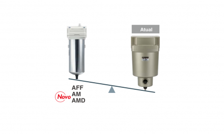 Mantenha o ar limpo com os filtros para linha primária das Séries AFF e AMs