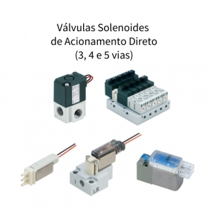 Válvulas Solenoides de Acionamento Direto