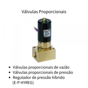 Quadro 4 - válvulas proporcionais | SMC