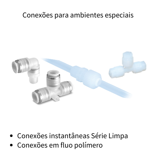 Conexões para ambientes especiais | SMC