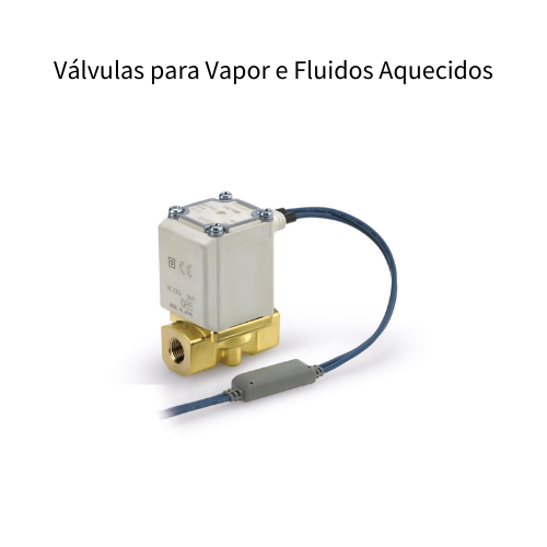 Válvulas para Vapor e Fluidos Aquecidos | SMC